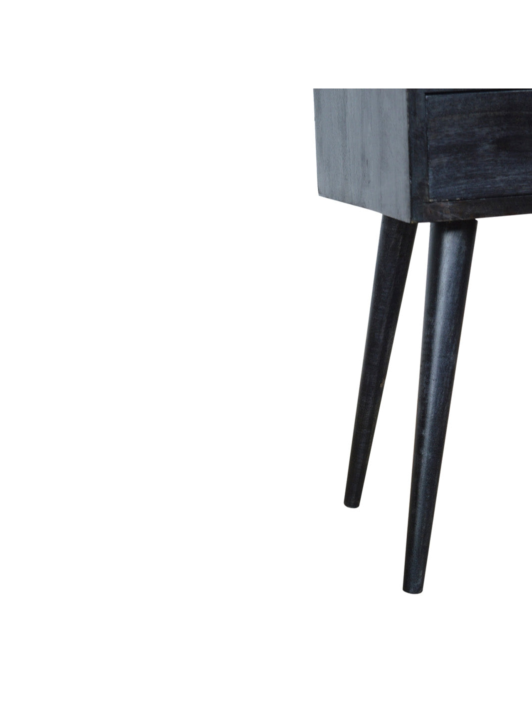 Mini Ash Black Bedside Artisan Furniture  IN967-6