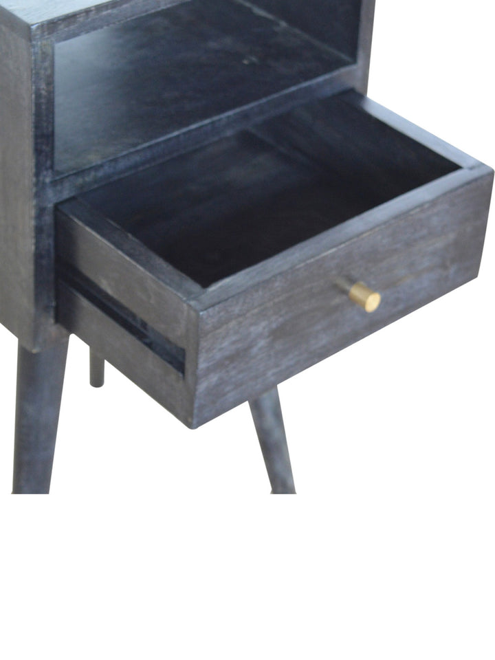 Mini Ash Black Bedside Artisan Furniture  IN967-7