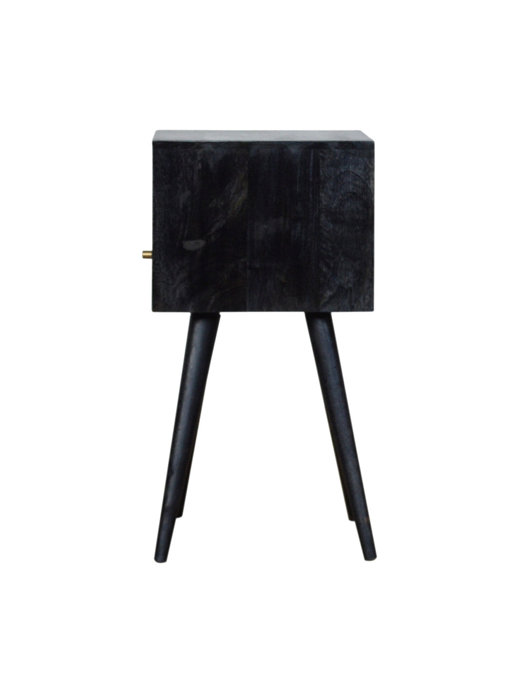 Mini Ash Black Bedside Artisan Furniture  IN967-8