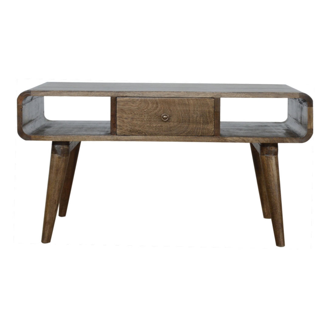 Artisan Furniture Curved Grey Washed Coffee Table