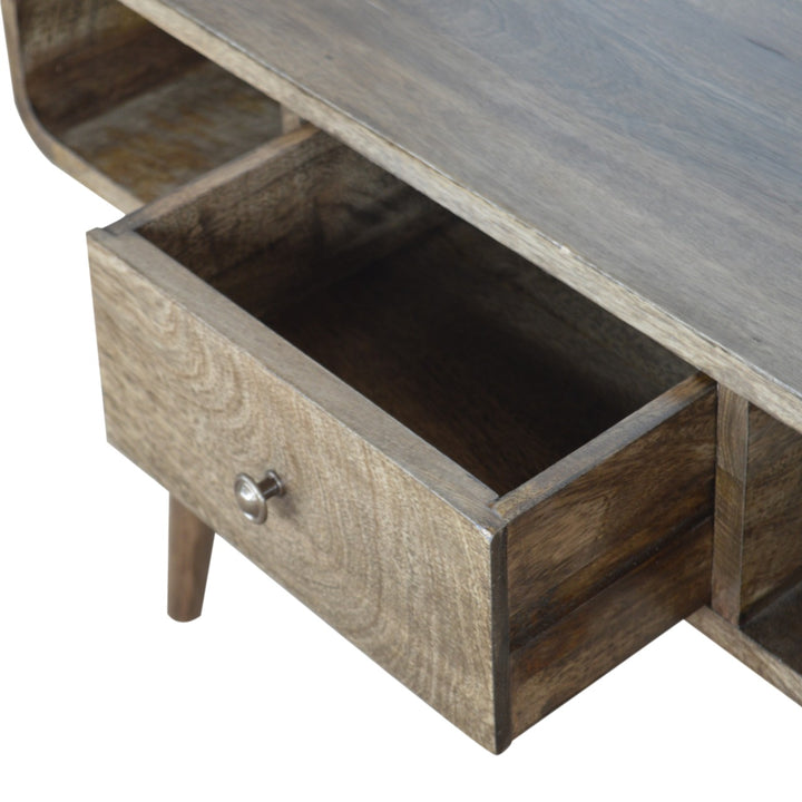 Artisan Furniture Curved Grey Washed Coffee Table