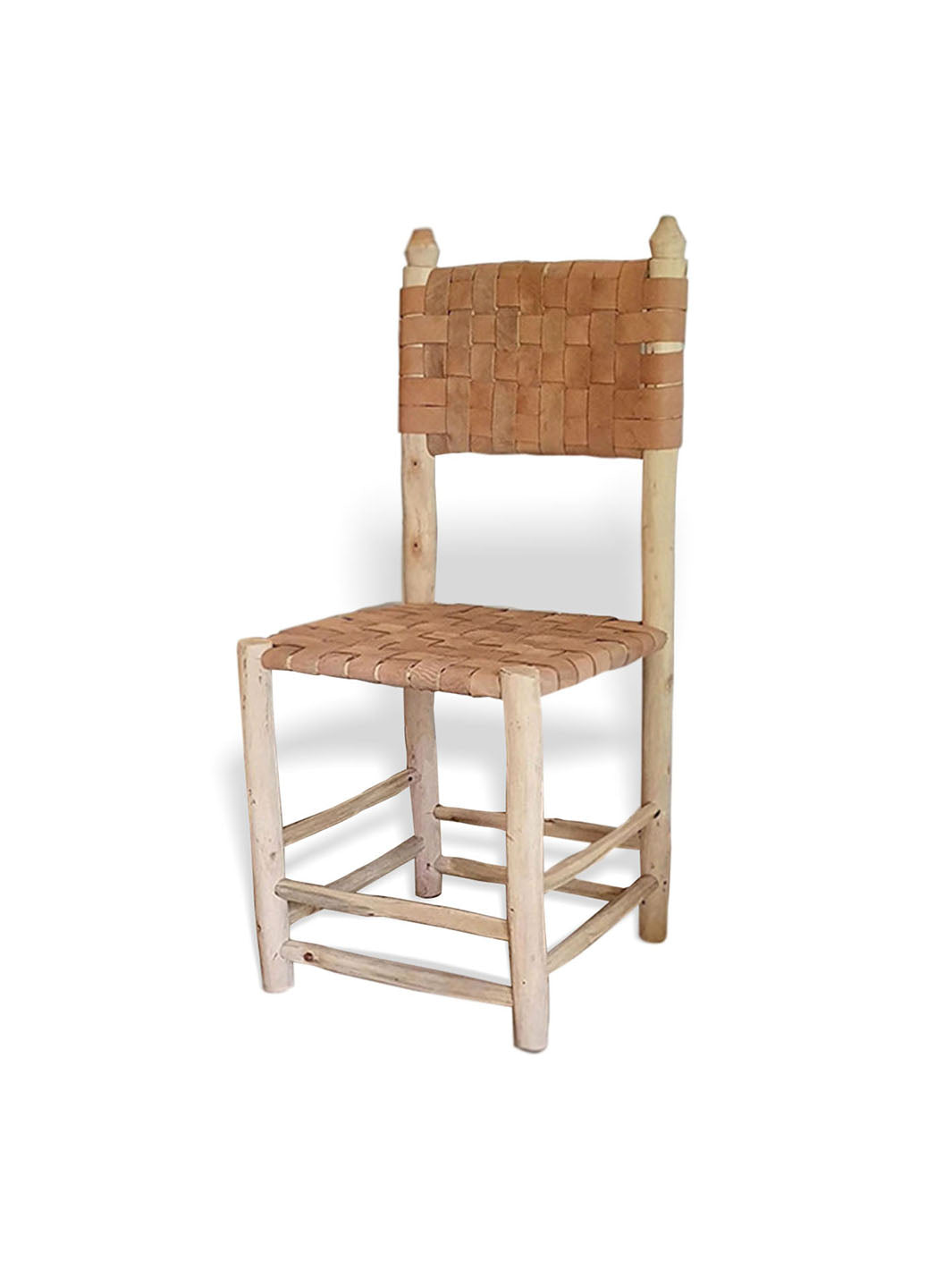 Handcrafted Artisanal Moroccan Laurel Wooden Chair Libitii Chairs LIB-0101