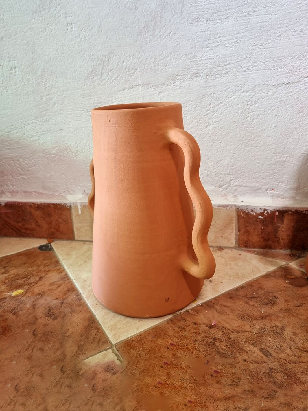 Handcrafted Authentic Terracotta Ceramic Vase Libitii Vases LIB-0173-3