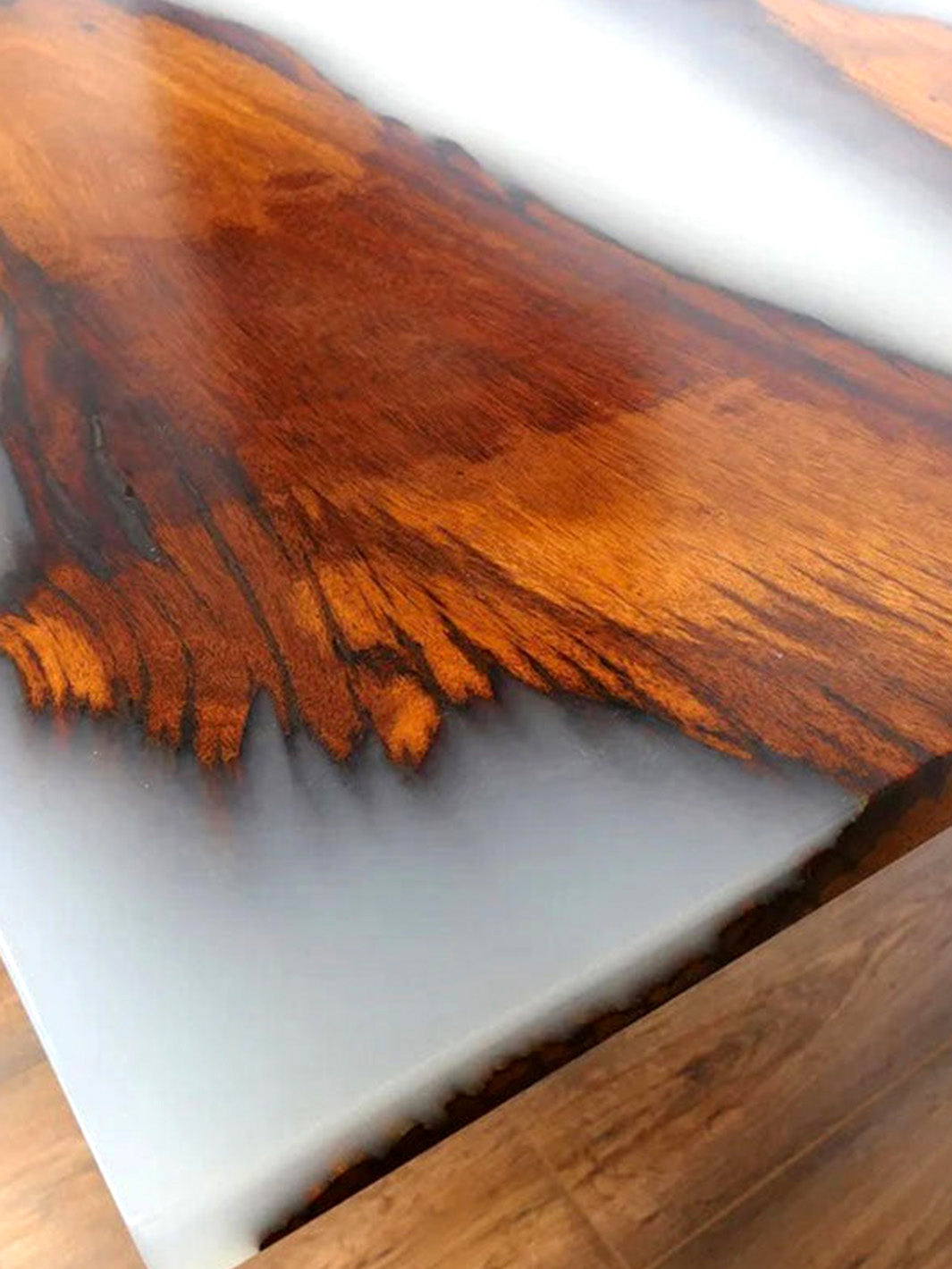 Handcrafted Rosewood Slab Epoxy Resin Wooden Dining Table | 170x70cm Made 4 Decor Tables MDR0002-9