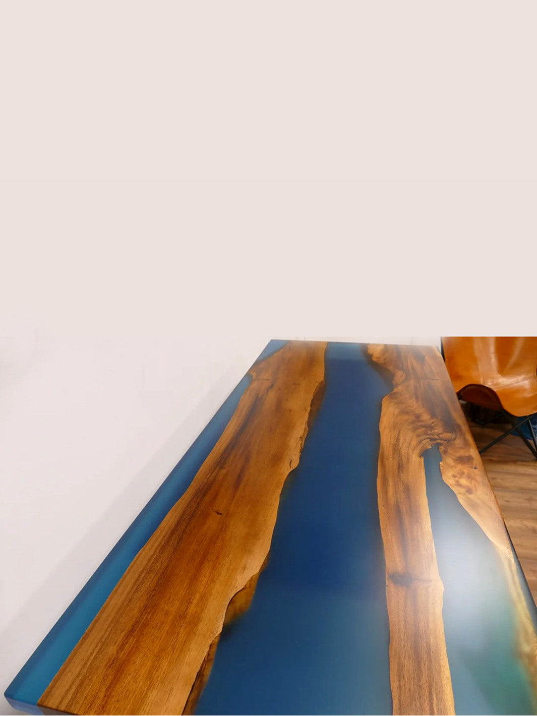 Handcrafted River Beach Epoxy Resin Wooden Dining Table | 170x70cm Made 4 Decor Tables MDR0006-2
