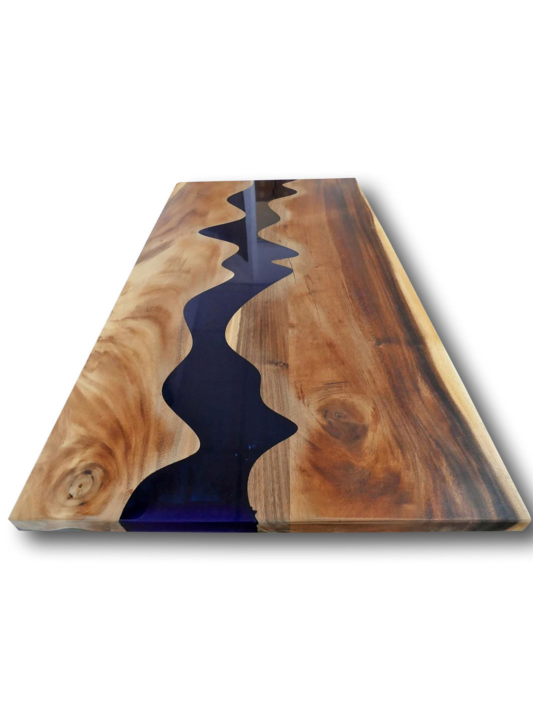 Handcrafted River Beach Epoxy Resin Wooden Coffee Table | 4ft x 2ft Made 4 Decor Tables MDR0007