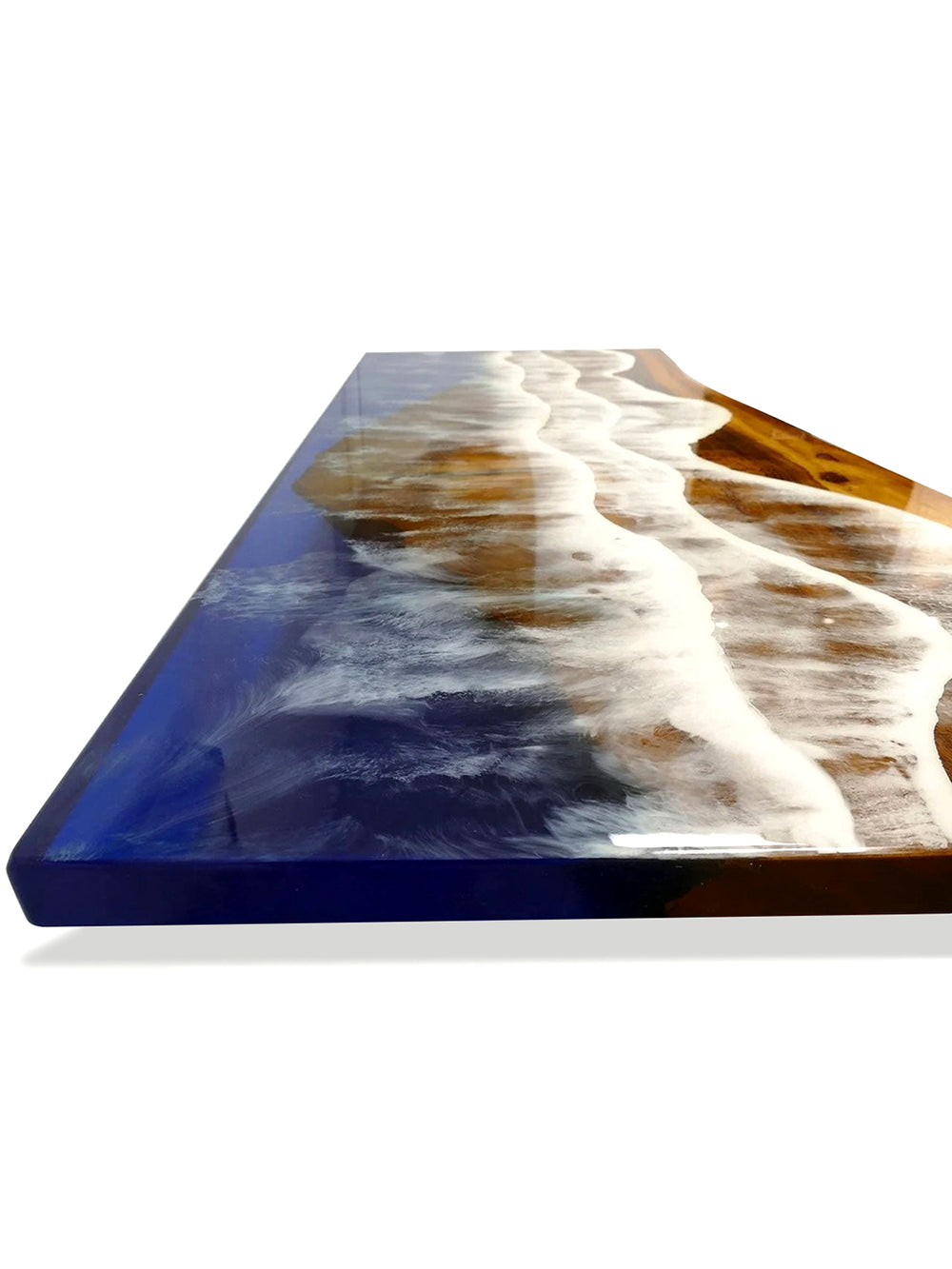 Handcrafted River Beach Epoxy Resin Wooden Dining Table | 180x80cm Made 4 Decor Tables MDR0011-1