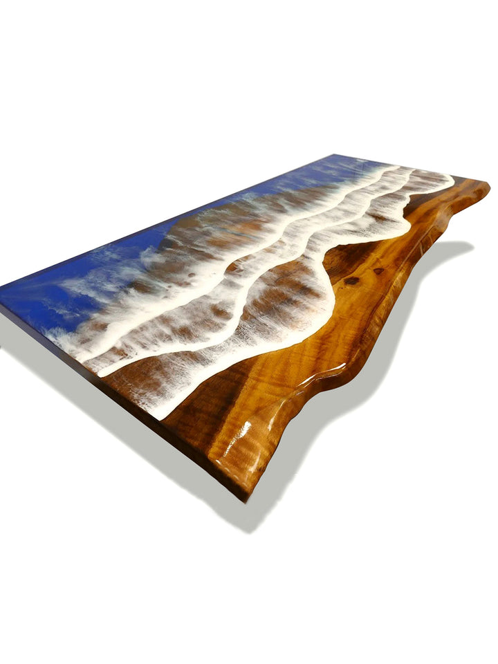Handcrafted River Beach Epoxy Resin Wooden Dining Table | 180x80cm Made 4 Decor Tables MDR0011