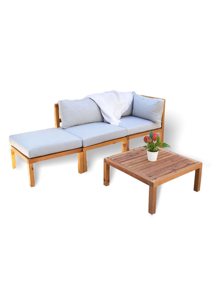 Handcrafted Clavijo Collection Modular Outdoor Patio Couch Sand Co Couch SOC1000