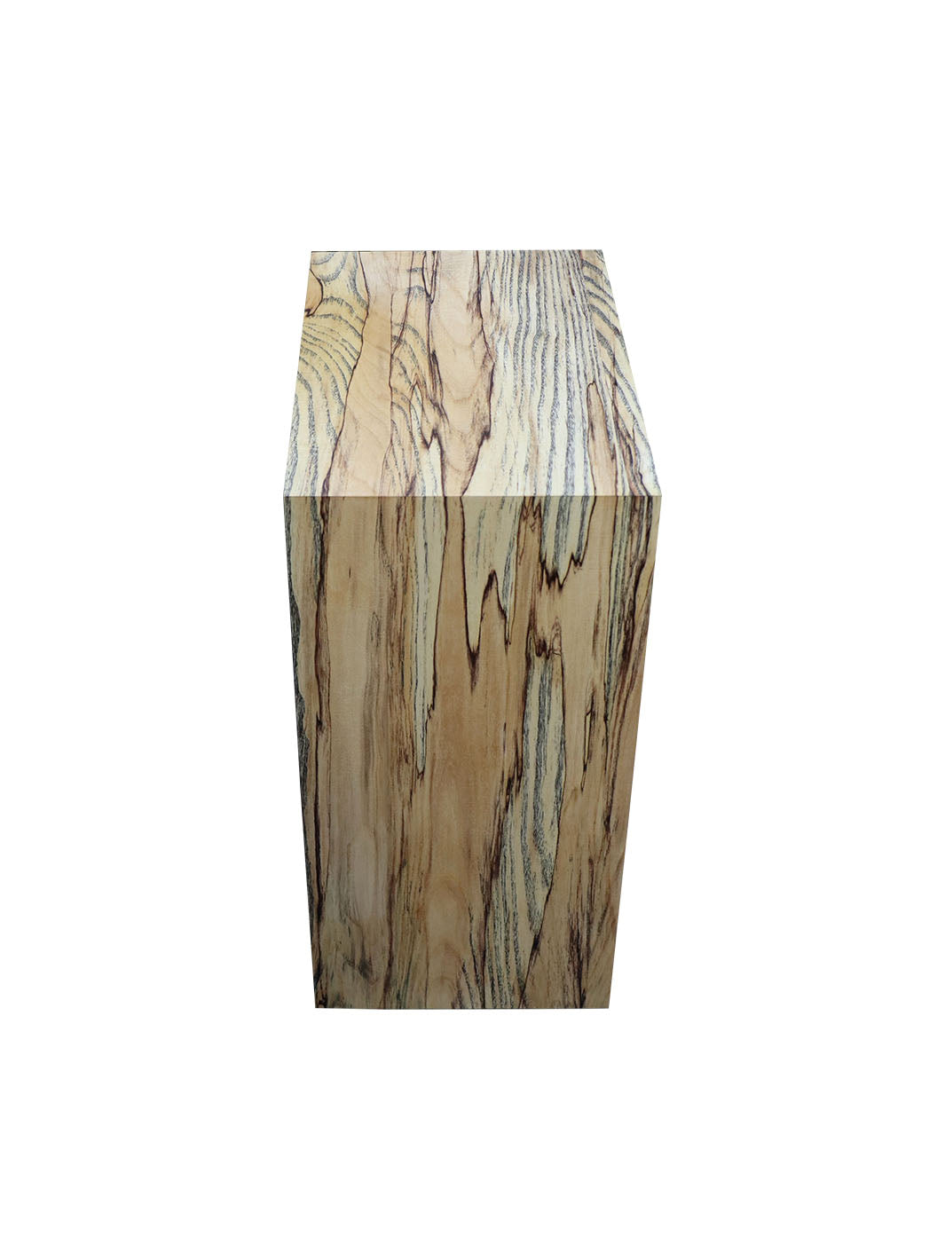 Spalted Maple Waterfall C-Table Earthly Comfort C Table -1