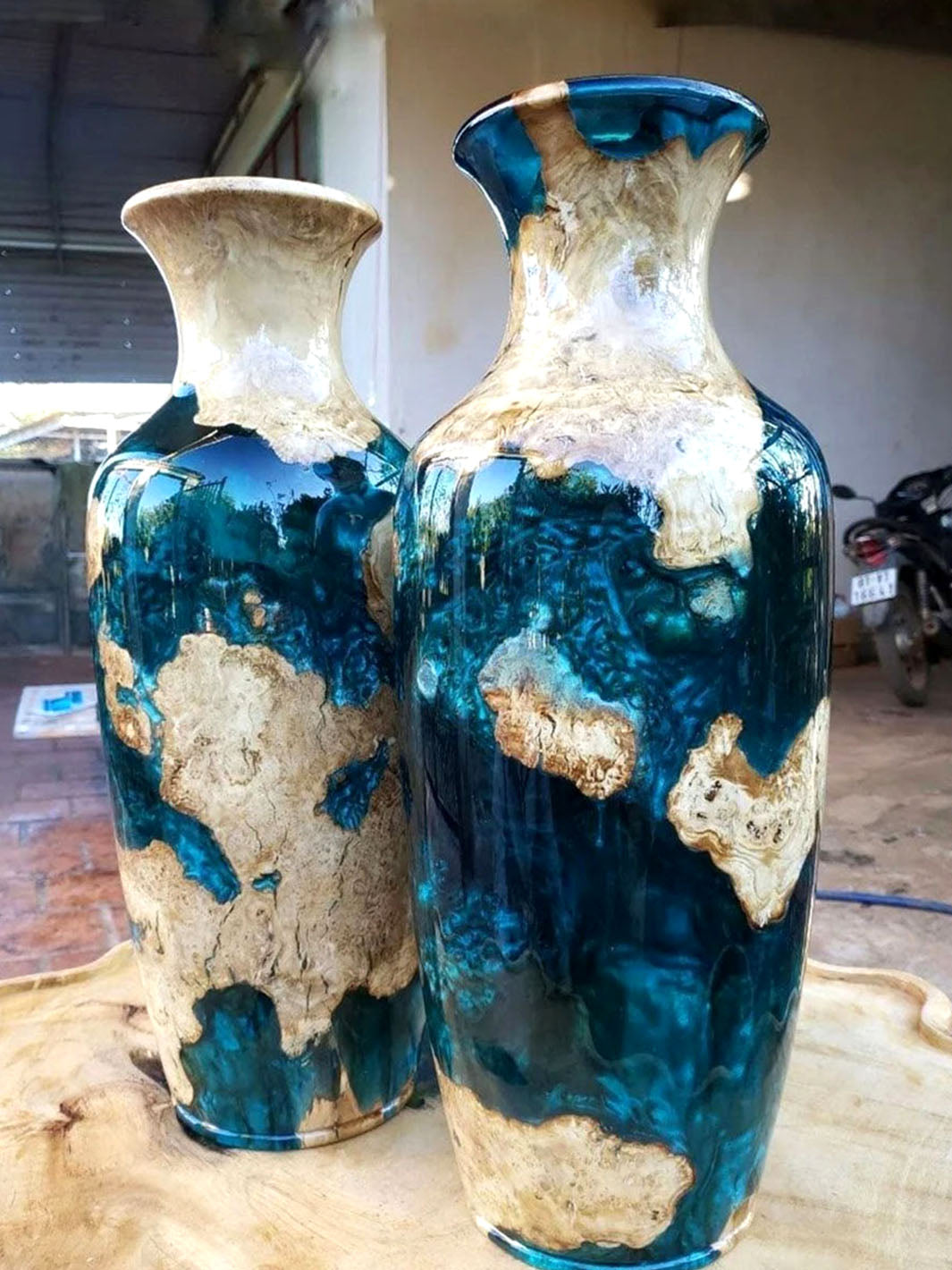 Epoxy Resin Decorative Vase