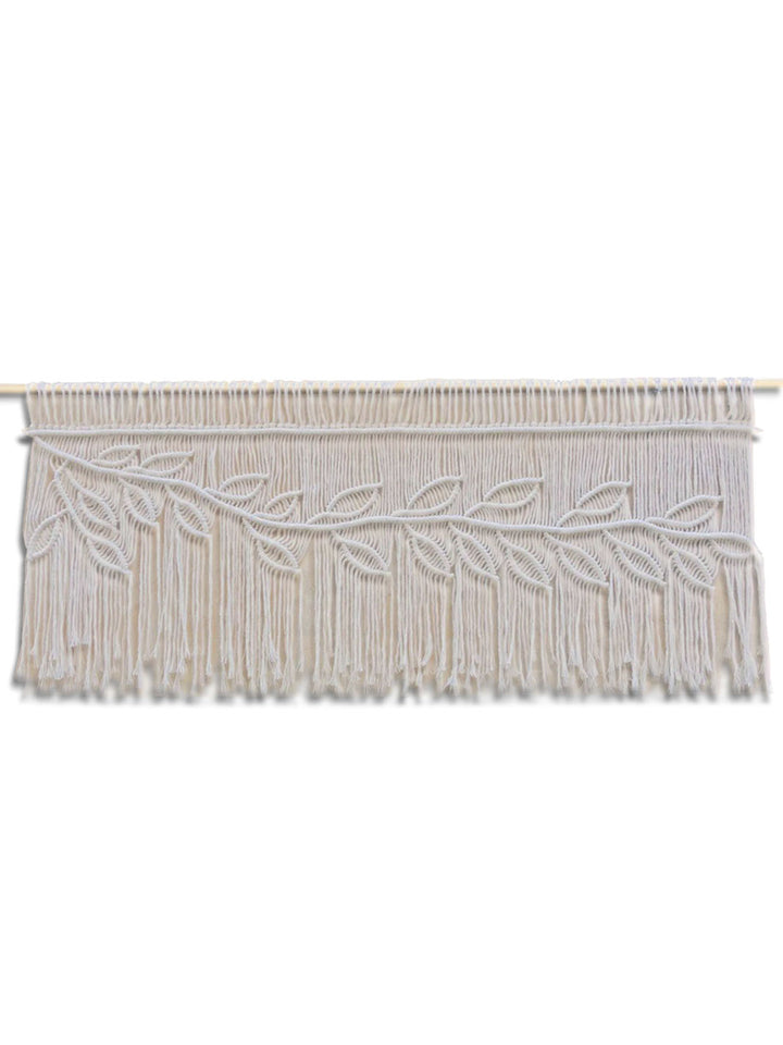 Handcrafted Macrame Boho Wall Hanging Valance Curtain WallKnot Curtains & Drapes WKN0133