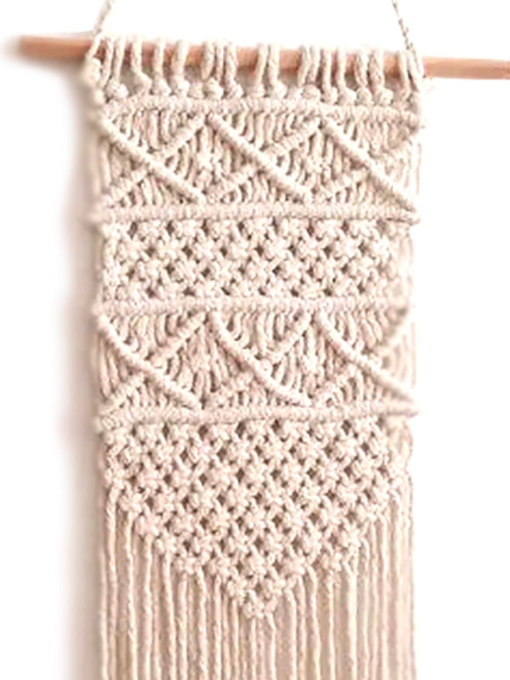 Handcrafted Macrame Wall Hanging Over Crib Wall Hanging Decoration WallKnot Curtains & Drapes WKN0151-1