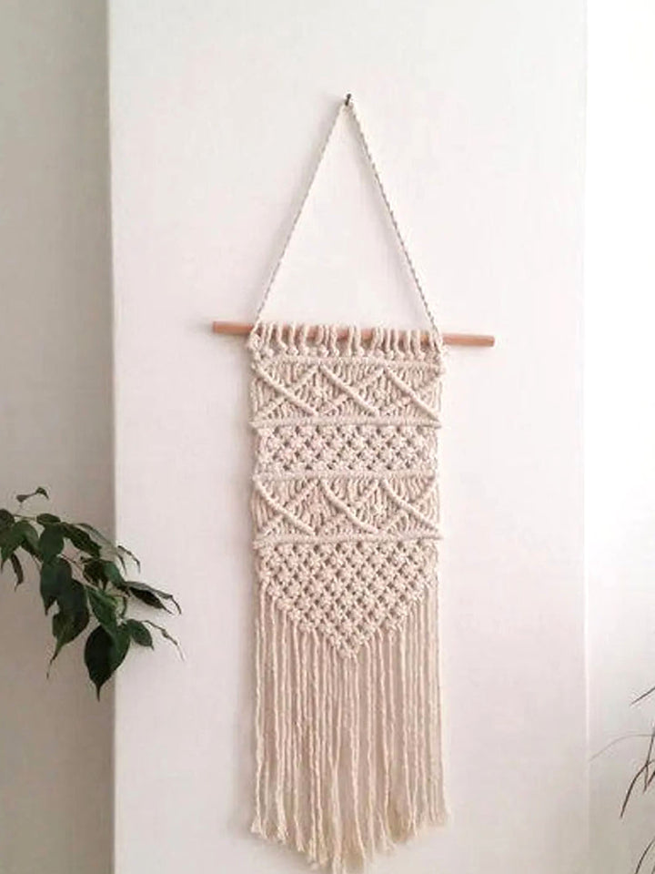 Handcrafted Macrame Wall Hanging Over Crib Wall Hanging Decoration WallKnot Curtains & Drapes WKN0151-4