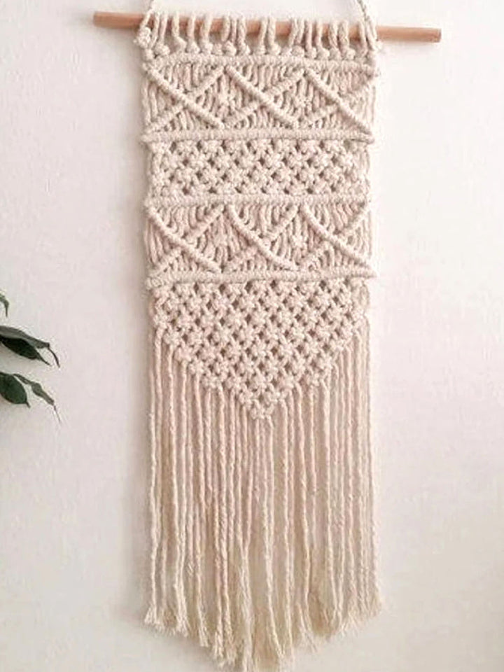 Handcrafted Macrame Wall Hanging Over Crib Wall Hanging Decoration WallKnot Curtains & Drapes WKN0151-8