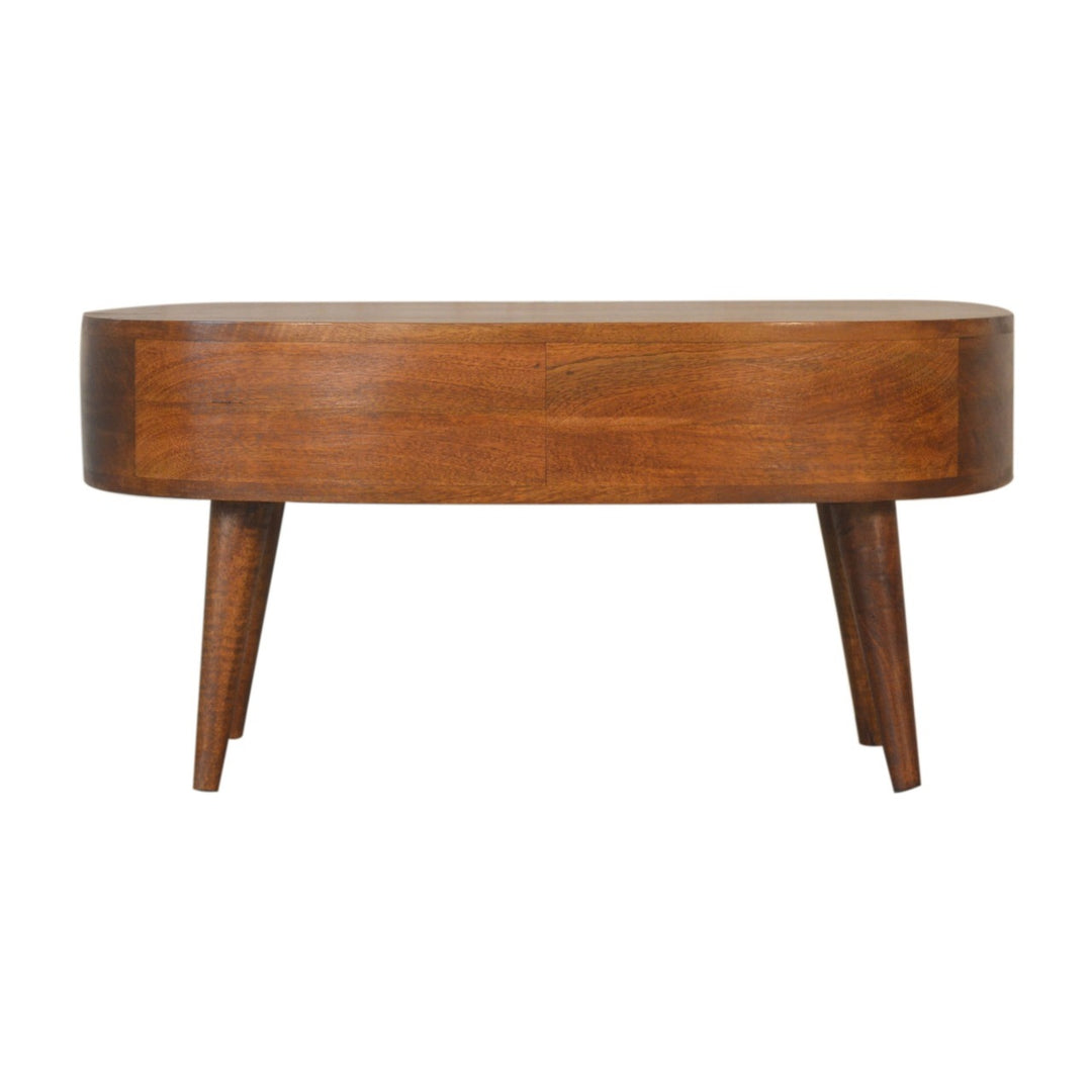 Chestnut Wave Coffee Table  Artisan Furniture   