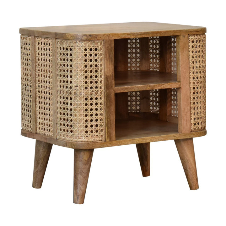 Larissa Open Wooden Bedside Nightstands Artisan Furniture   