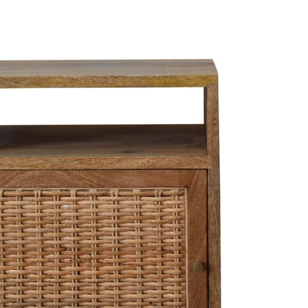 Knit Door Wooden Bedside Nightstands Artisan Furniture   