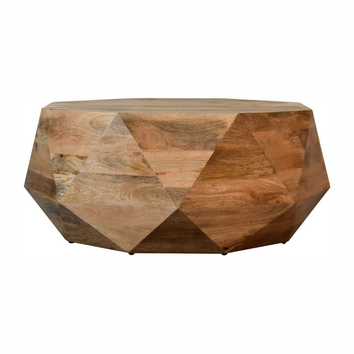 Geometric Solid Wooden Coffee Table Artisan Furniture Coffee Tables IN1855-1