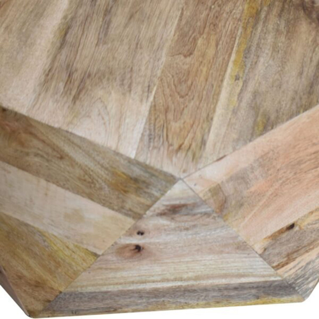 Geometric Solid Wooden Coffee Table Coffee Tables Artisan Furniture   