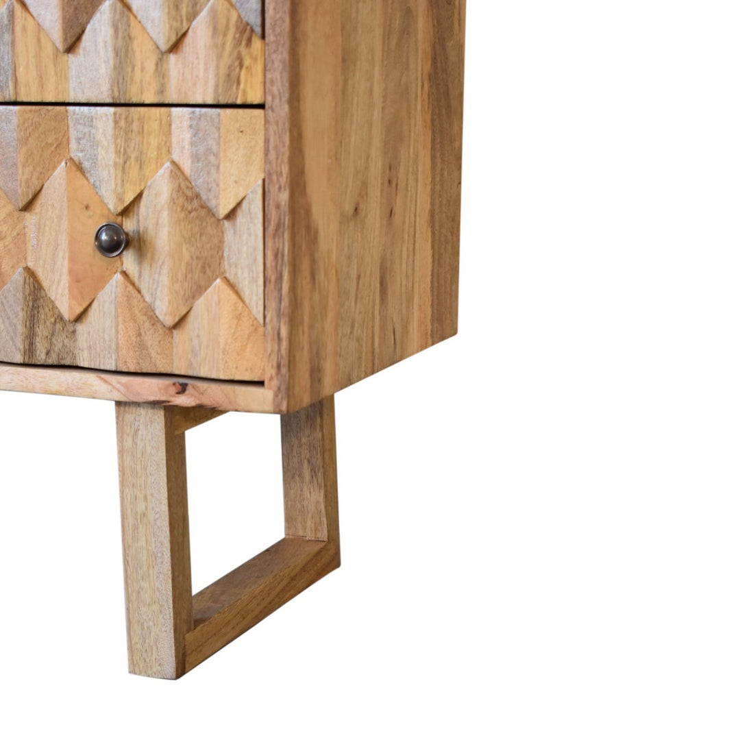 U-Shape Pineapple Chest Dressers Artisan Furniture   