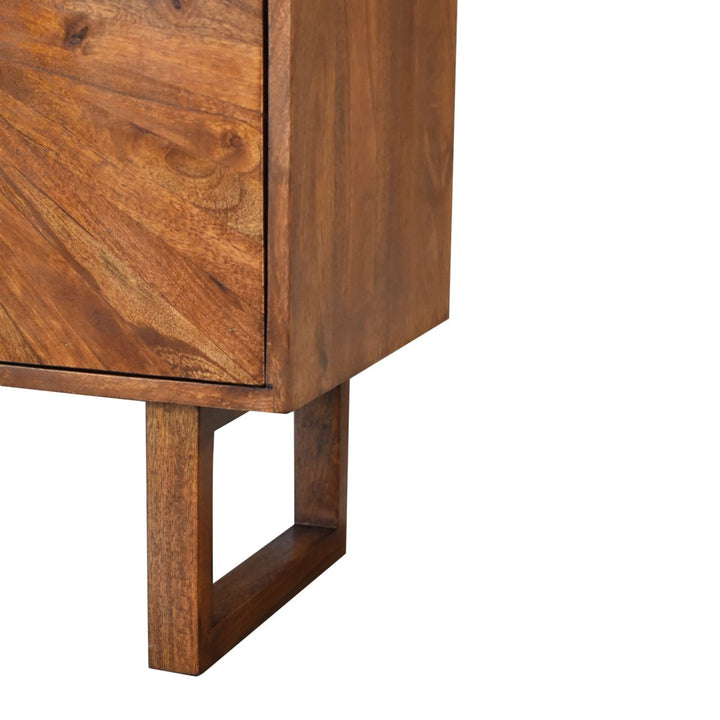 U-Shape Chestnut Sunrise Cabinet Cabinets & Storage Artisan Furniture   