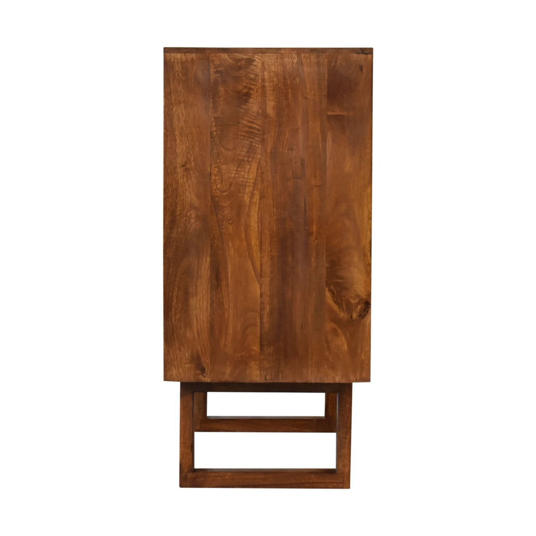 U-Shape Chestnut Sunrise Cabinet Cabinets & Storage Artisan Furniture   